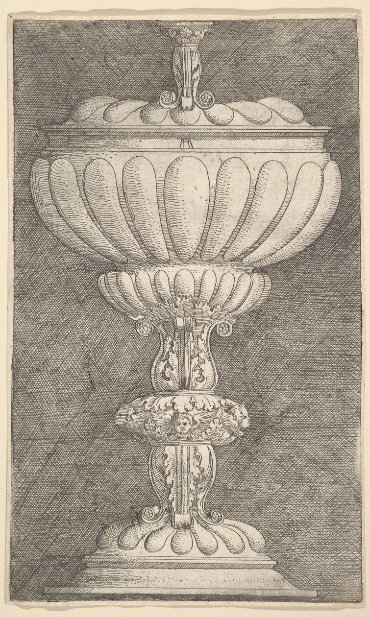 Tervezés egy fedett serleghez.n.d. alkotó: Albrecht Altdorfer