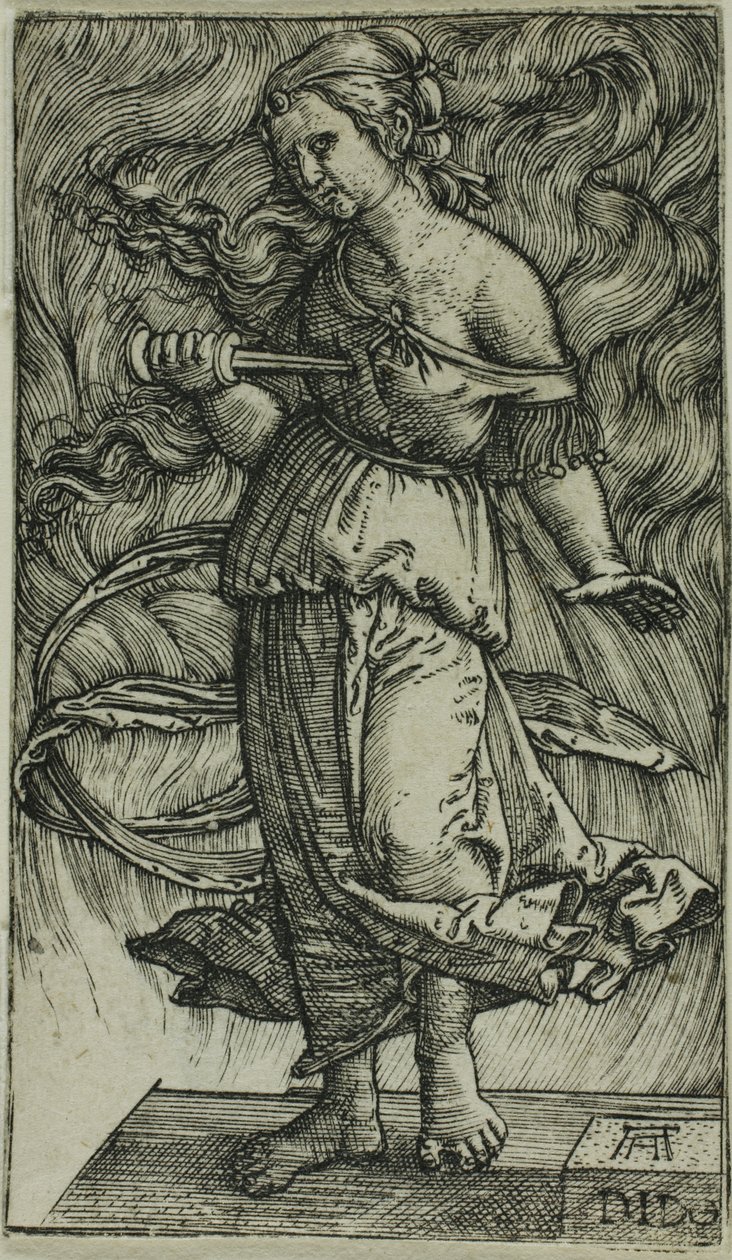 Dido megöli magát alkotó: Albrecht Altdorfer