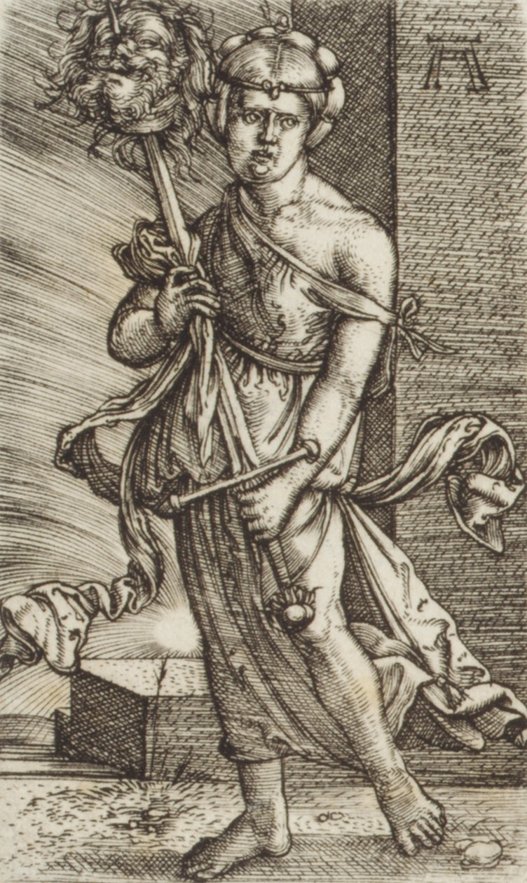 Judit a Holofernész fejével,.n.d. alkotó: Albrecht Altdorfer