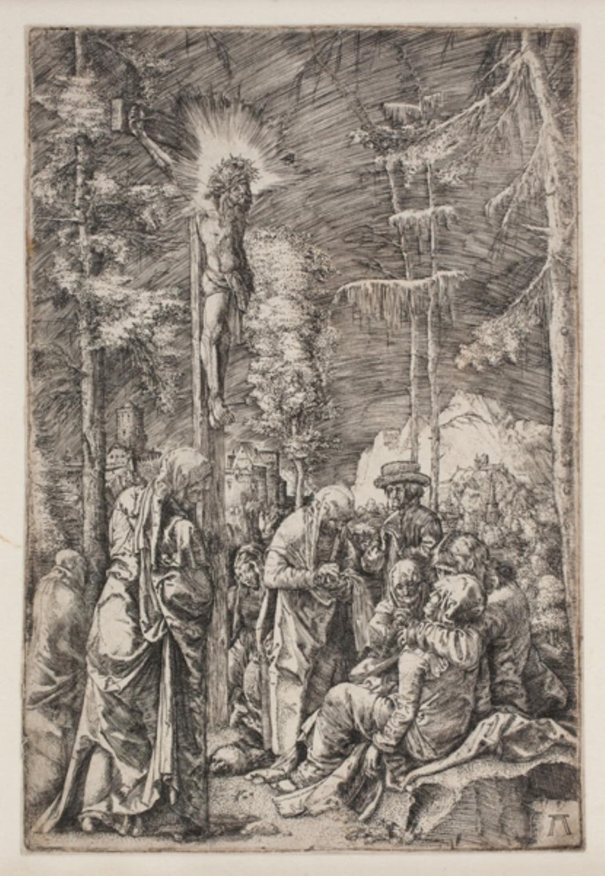 Krisztus a kereszten alkotó: Albrecht Altdorfer