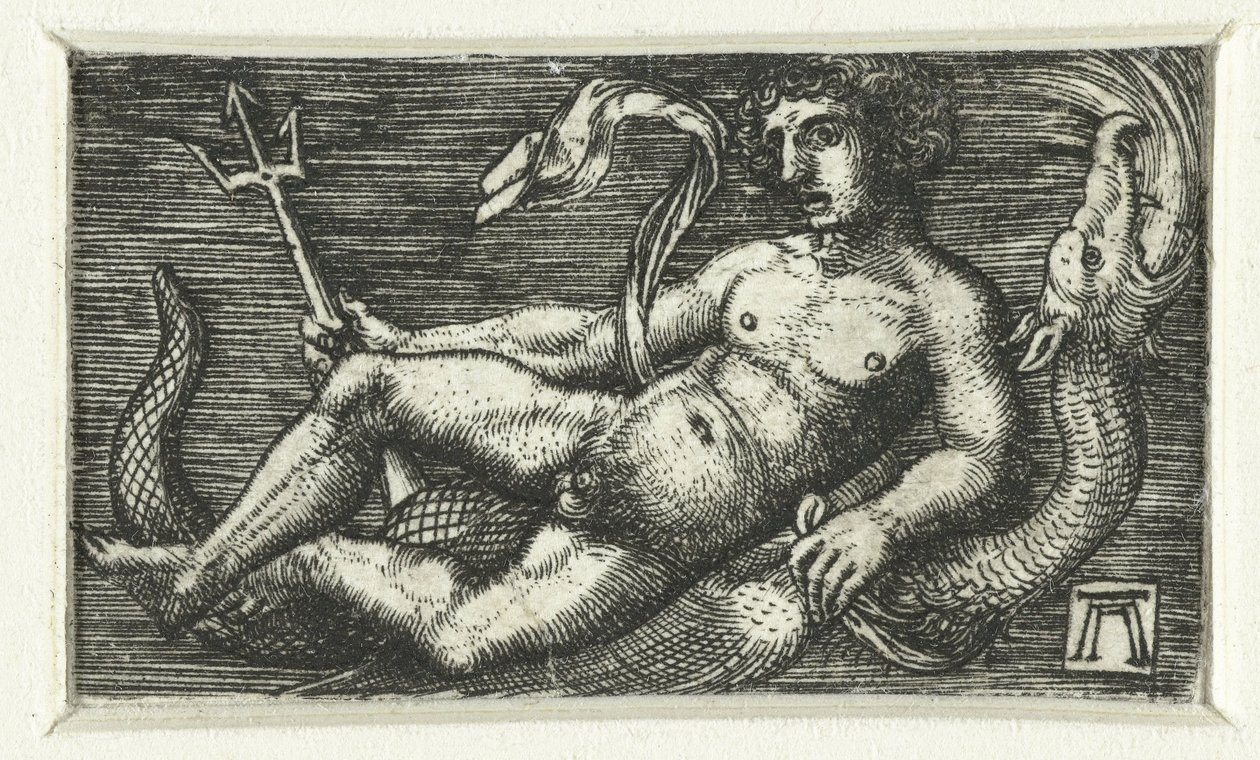 Fekvő Neptunusz alkotó: Albrecht Altdorfer