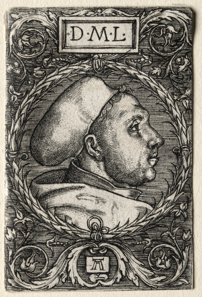 Luther Márton, kb. 1525. alkotó: Albrecht Altdorfer