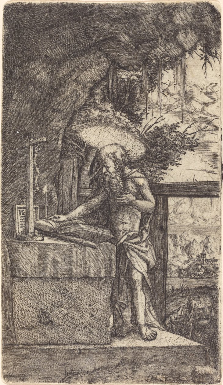 Szent Jeromos Reading alkotó: Albrecht Altdorfer