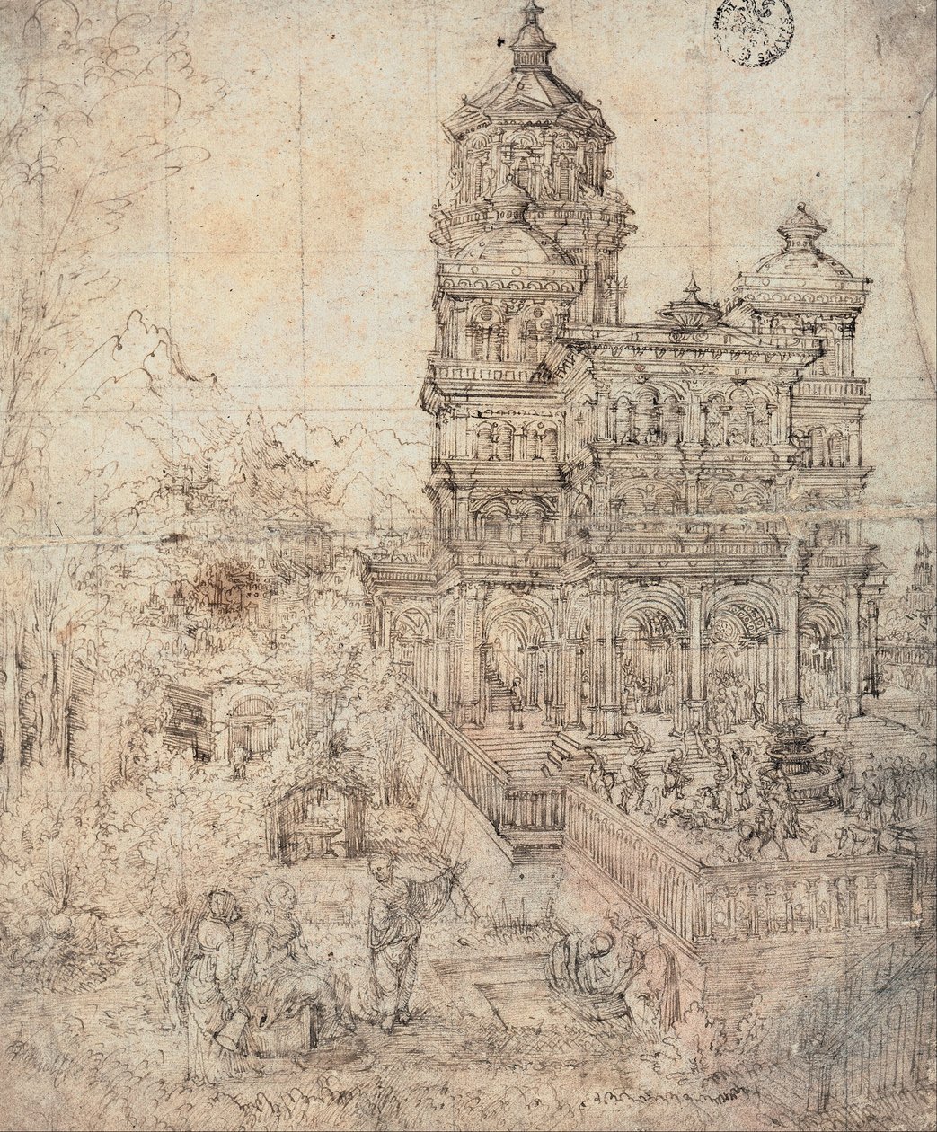 Susanna a fürdőjében alkotó: Albrecht Altdorfer