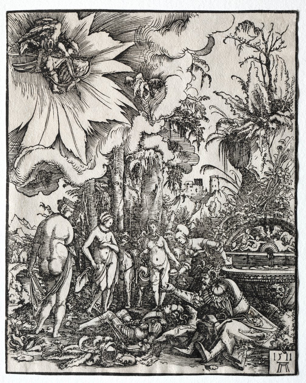 A párizsi ítélet, 1511. alkotó: Albrecht Altdorfer