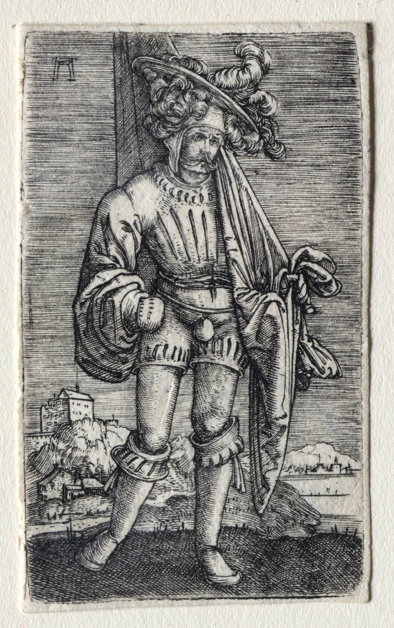A kis zászlóvivő. alkotó: Albrecht Altdorfer