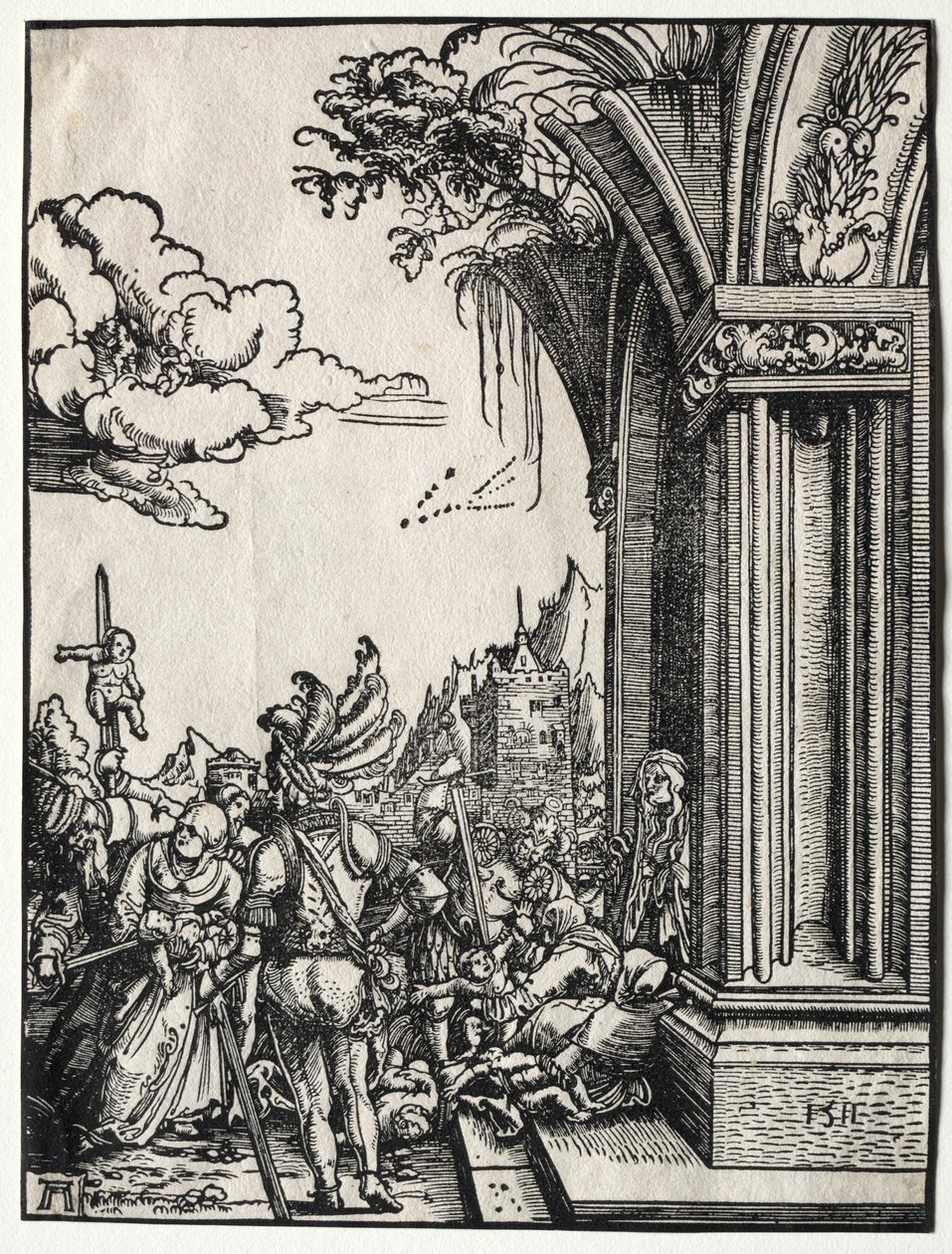 Az ártatlanok mészárlása, 1511. alkotó: Albrecht Altdorfer