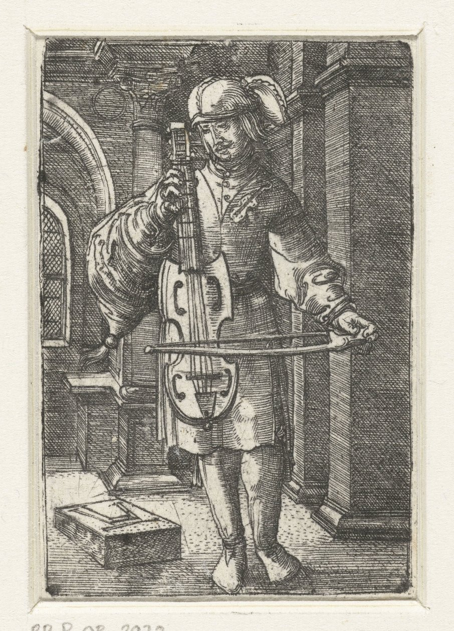 Vedelspeler alkotó: Albrecht Altdorfer