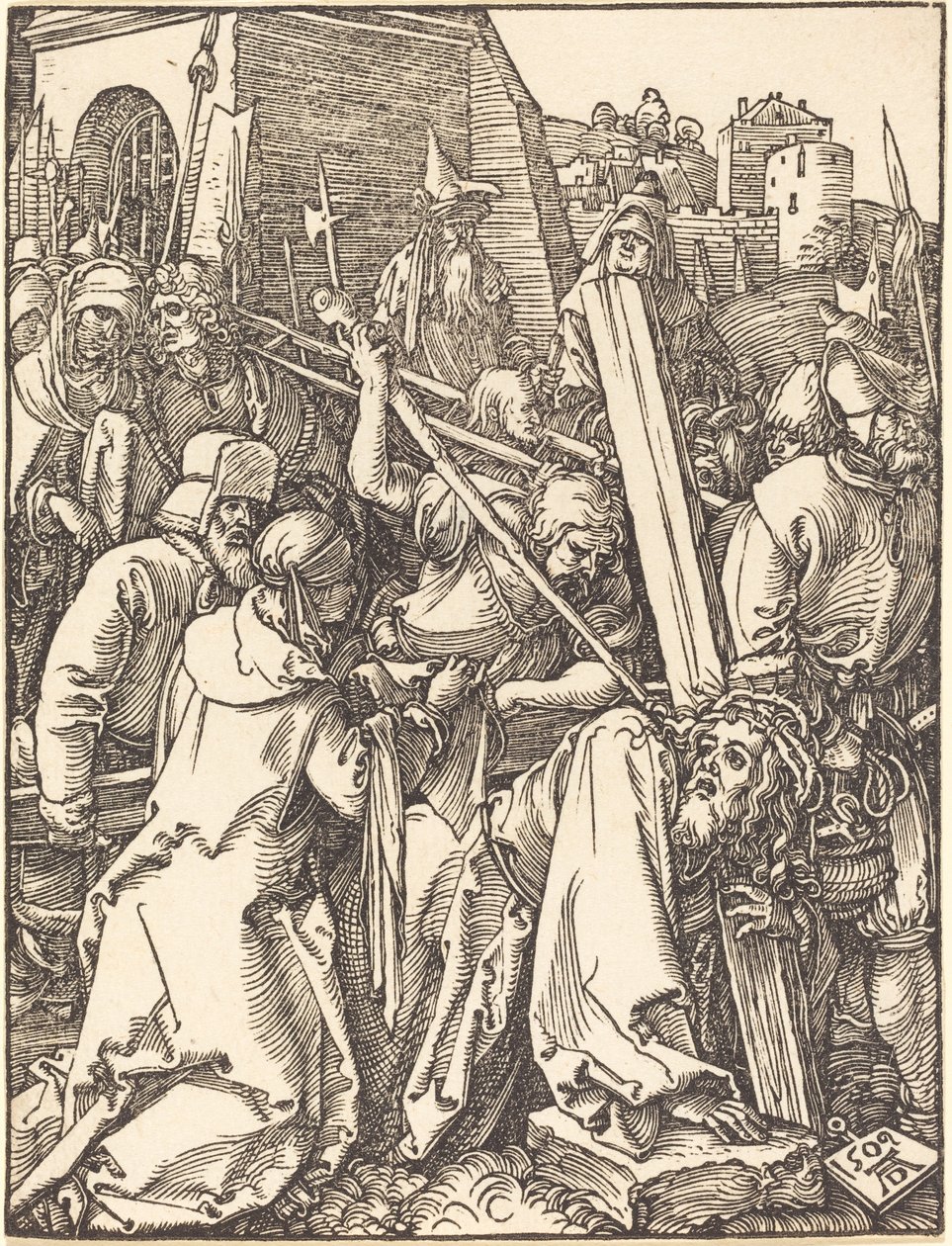 A keresztet hordozó Krisztus alkotó: Albrecht Dürer