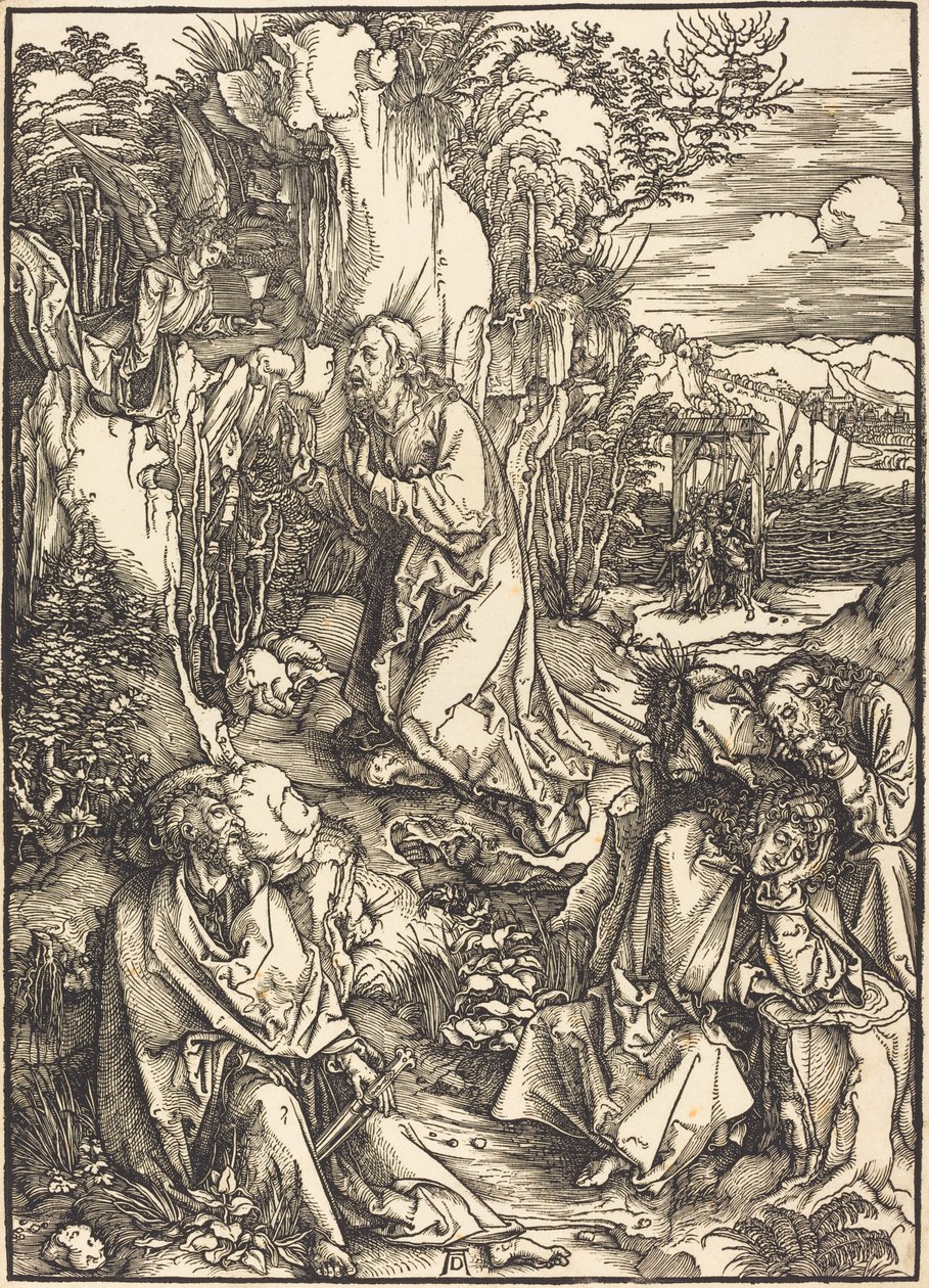 Krisztus az Olajfák hegyén alkotó: Albrecht Dürer