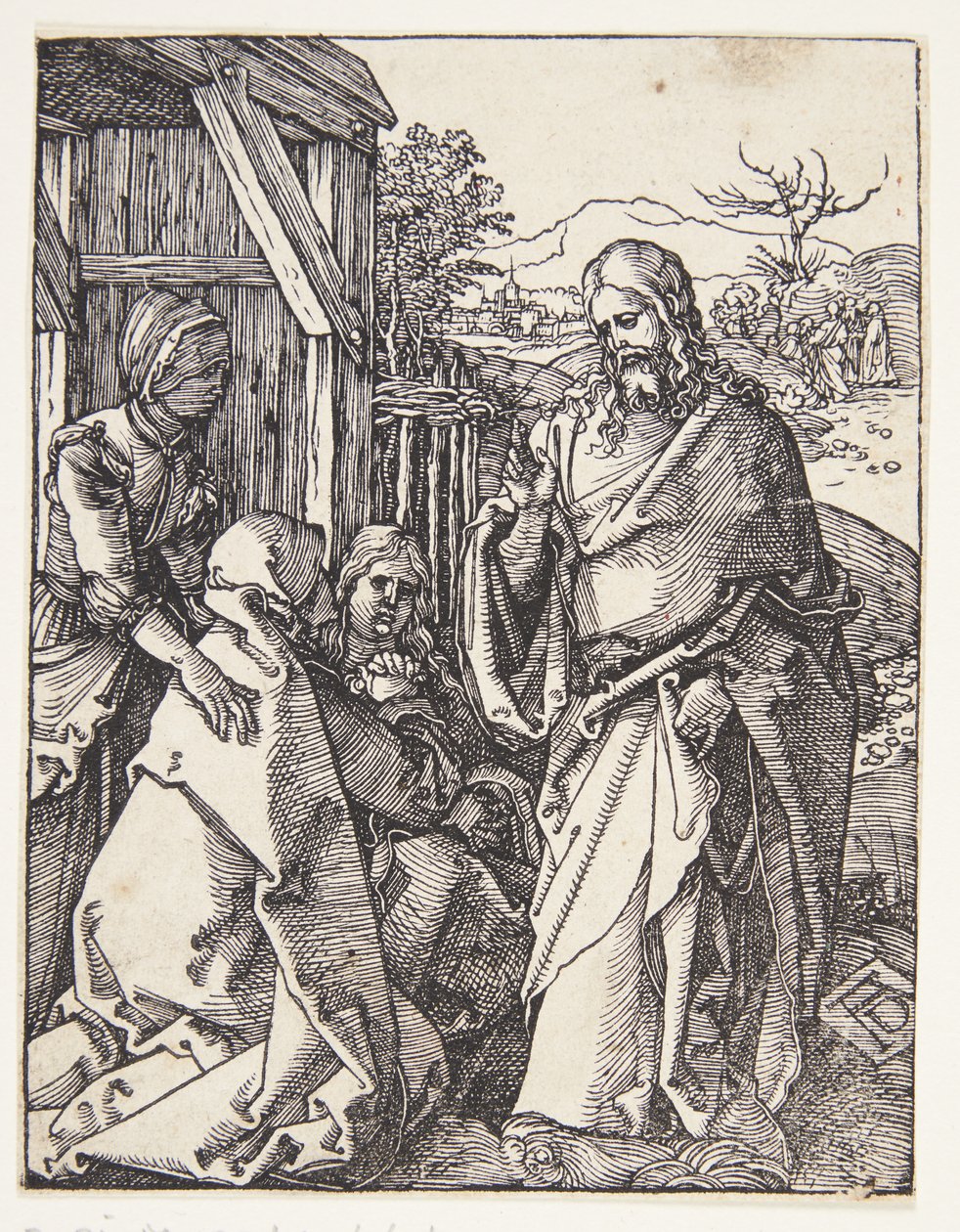 Krisztus búcsút vesz anyjától alkotó: Albrecht Dürer