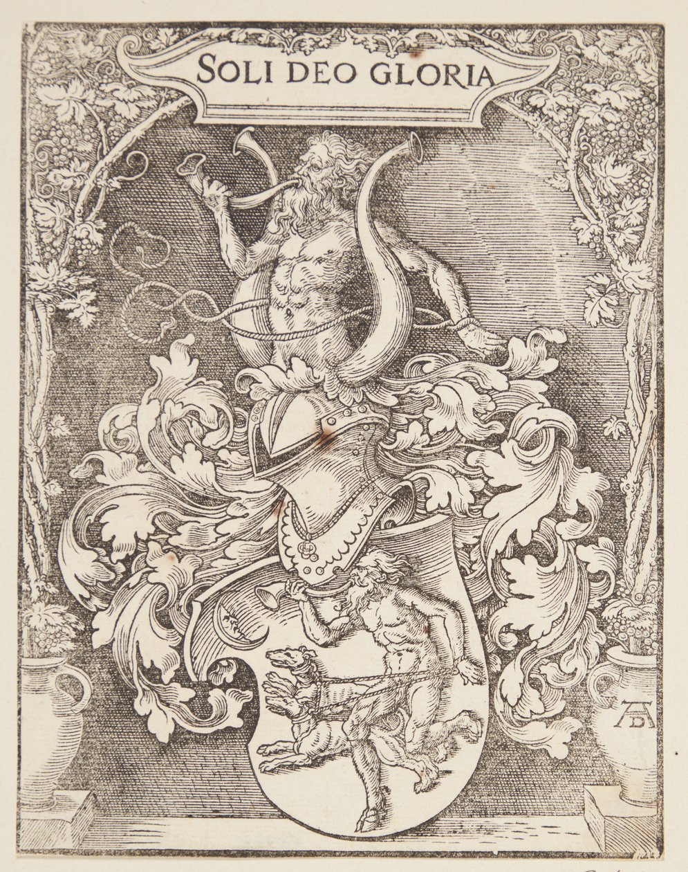 Johann Tscherte címere alkotó: Albrecht Dürer