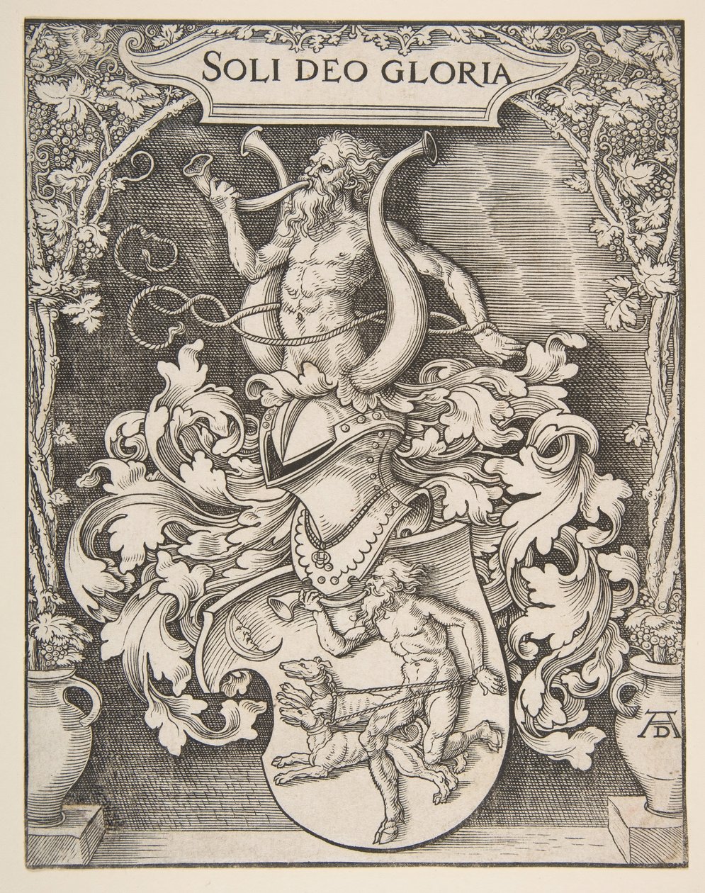 Johann Tscherte címere.n.d. alkotó: Albrecht Dürer