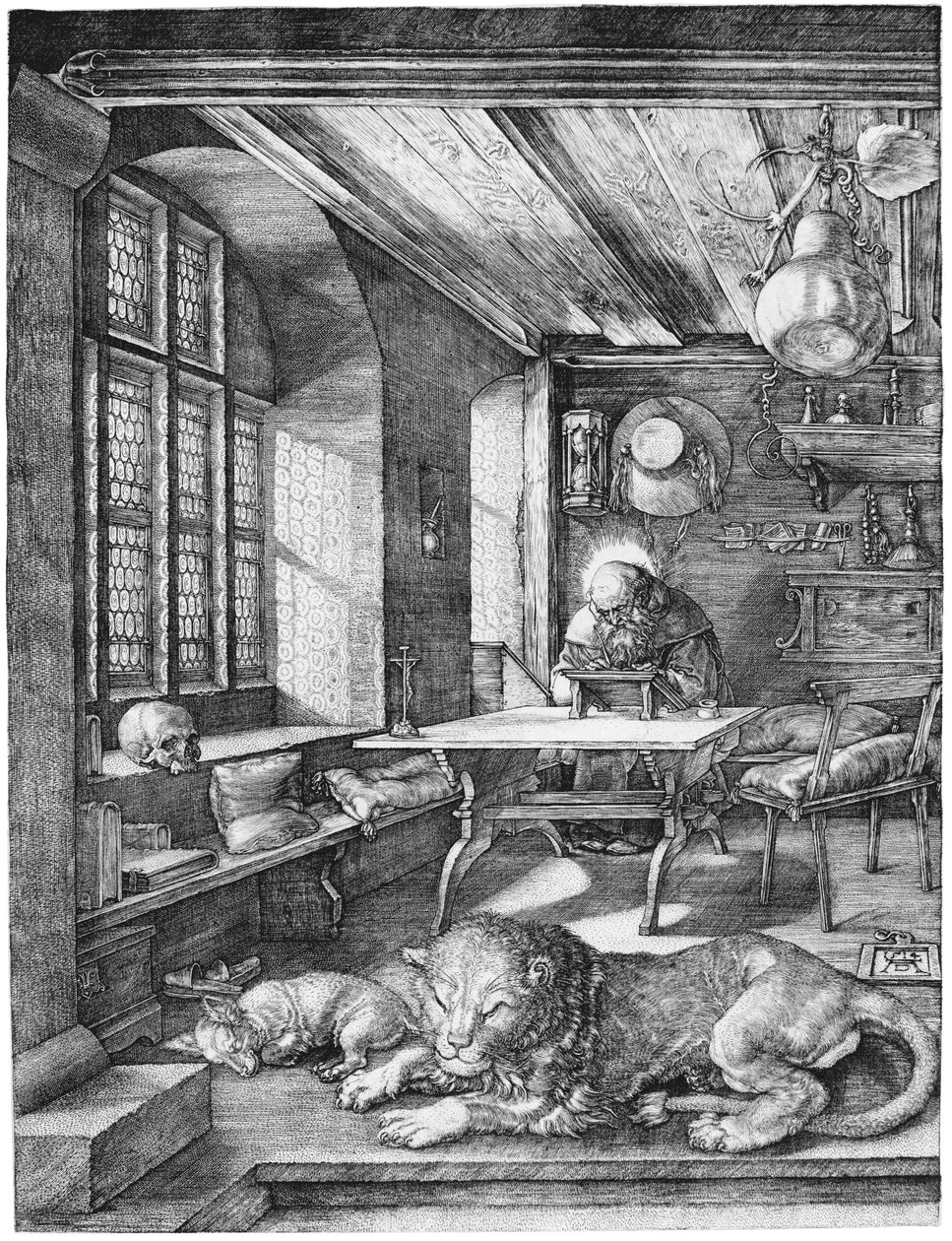 Szent Jeromos az ügyben alkotó: Albrecht Dürer