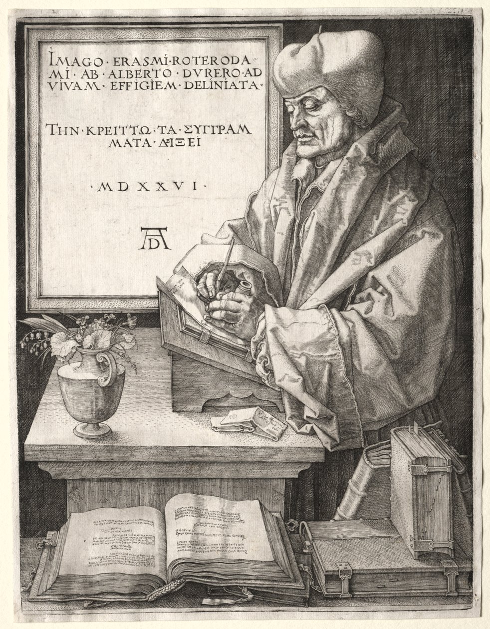 Desiderius Rotterdami Erasmus alkotó: Albrecht Dürer