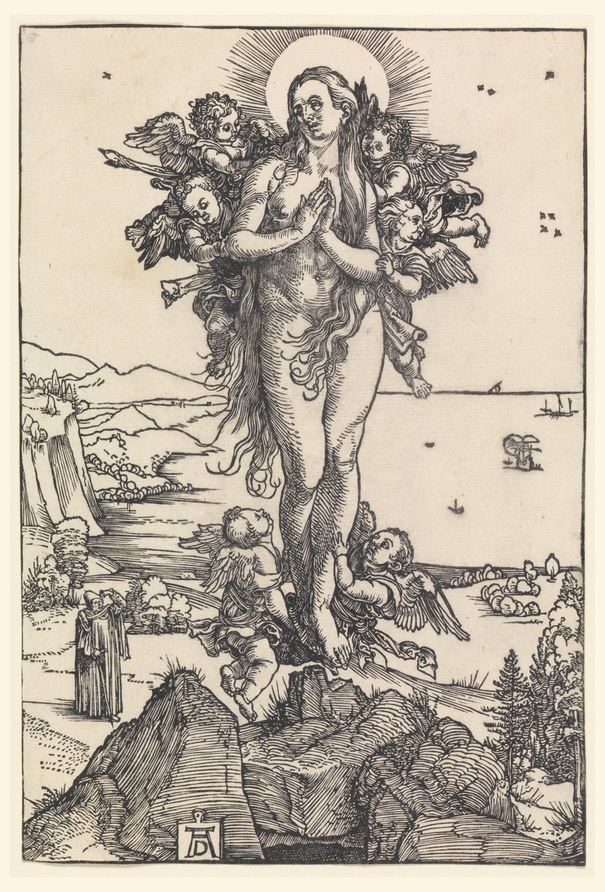 Szent Mária Magdolna felemelkedése alkotó: Albrecht Dürer