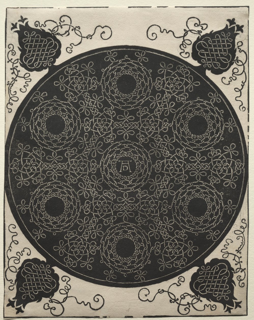 Negyedik csomó. alkotó: Albrecht Dürer