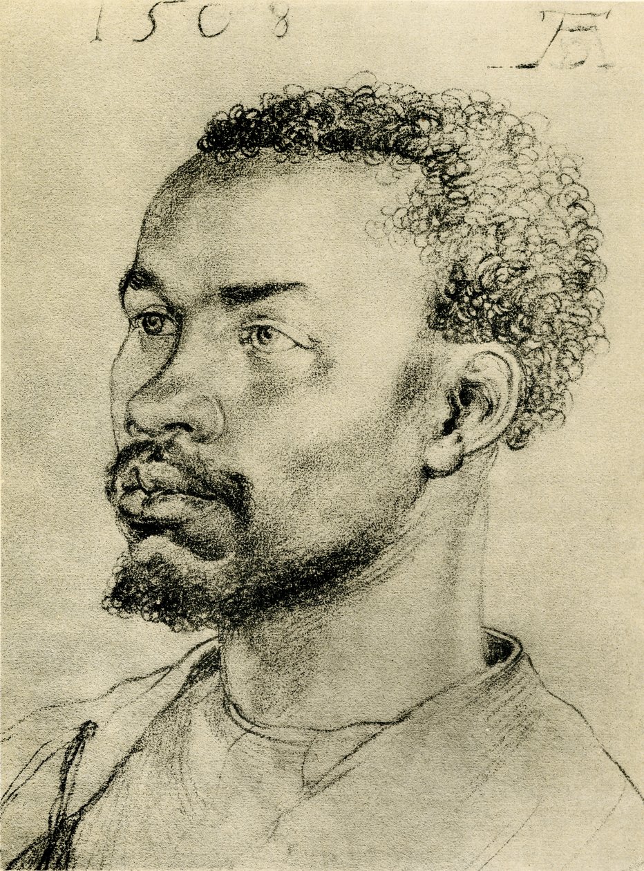Egy fekete-afrikai fej alkotó: Albrecht Dürer