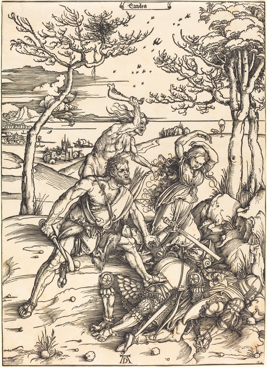 Herkules meghódító Cakuszt ("Herkules") alkotó: Albrecht Dürer