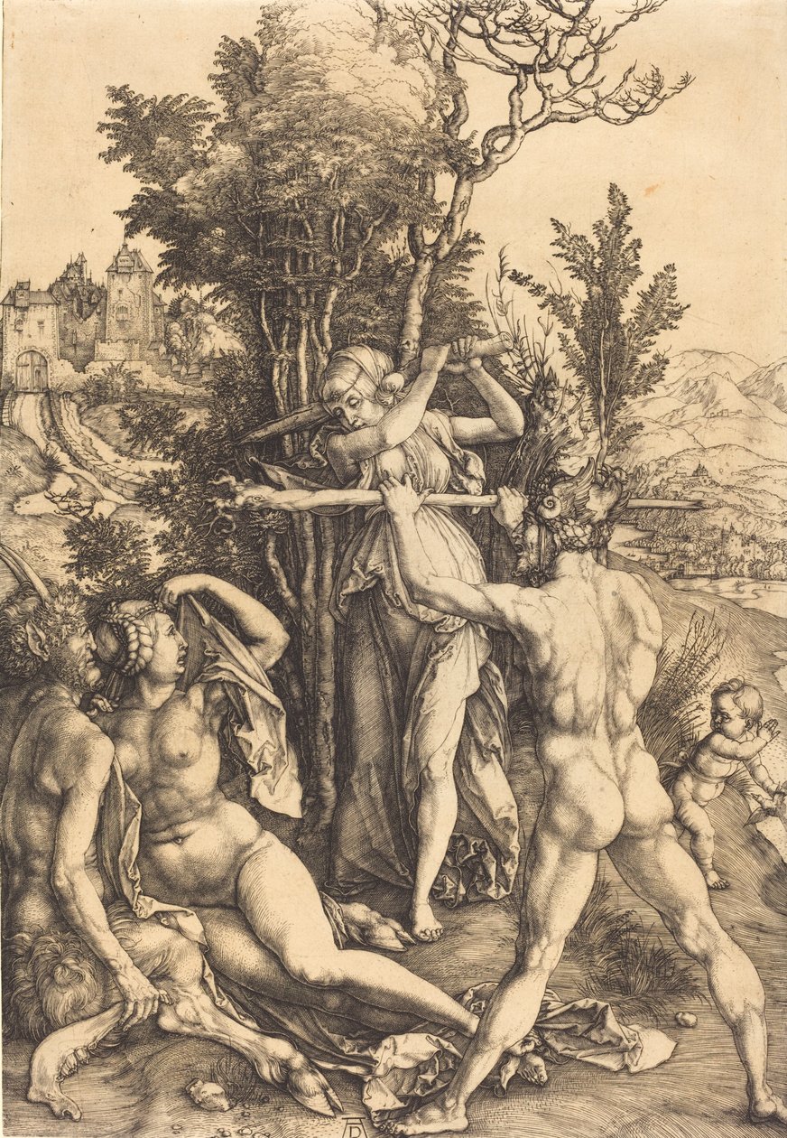 Herkules az útkereszteződésben, 14981499. alkotó: Albrecht Dürer