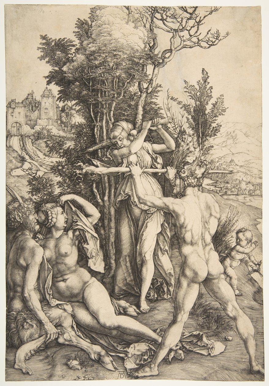 Herkules az útkereszteződésben, kb. 1498. alkotó: Albrecht Dürer