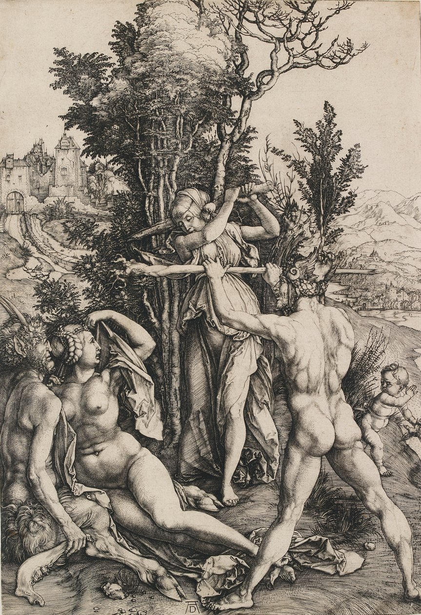 Herkules, c1498 alkotó: Albrecht Dürer
