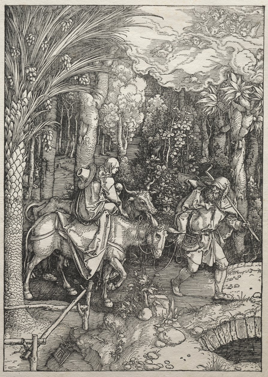 A Szűz élete: Repülés Egyiptomba alkotó: Albrecht Dürer