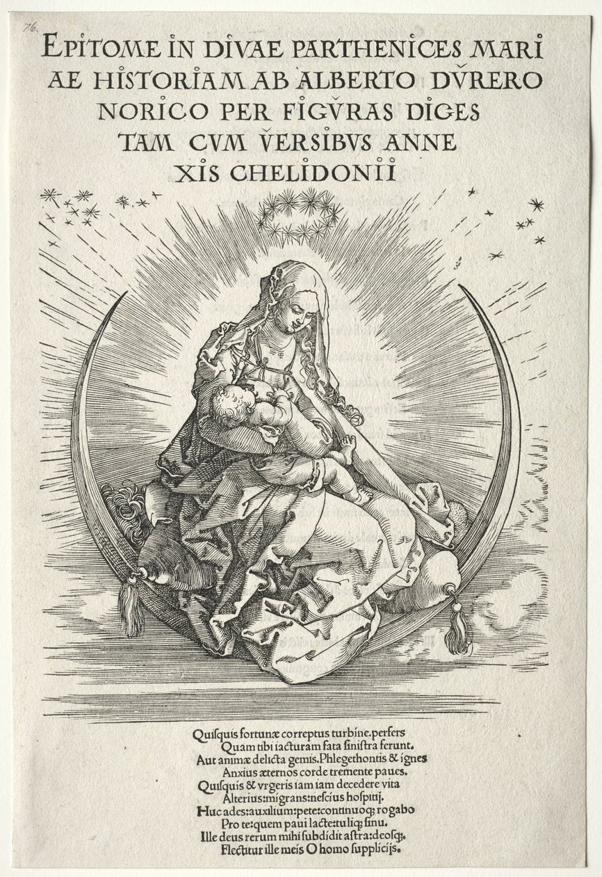 A Szűz élete: Címlap alkotó: Albrecht Dürer