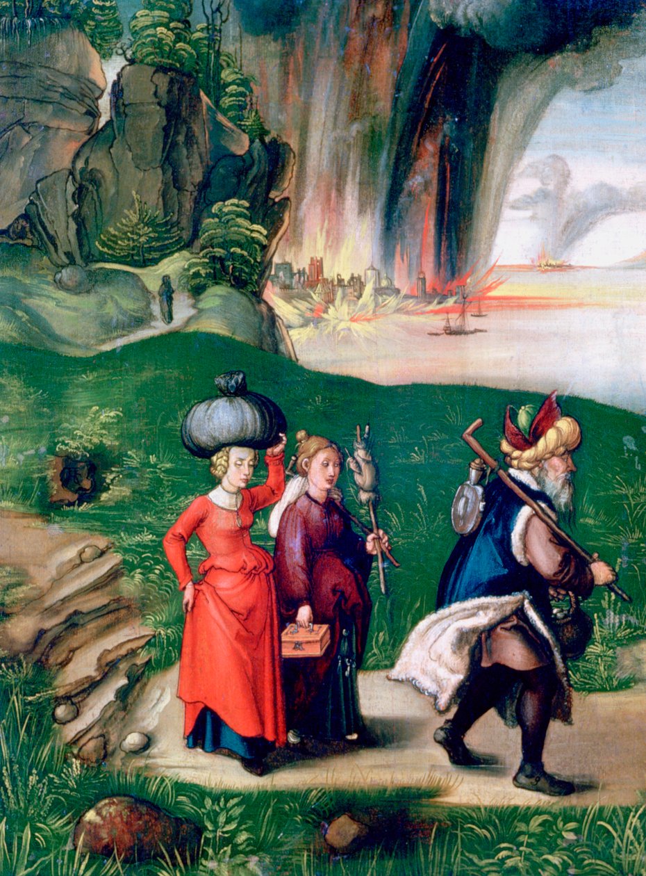 Lót és lányai, 1496-1499 alkotó: Albrecht Dürer