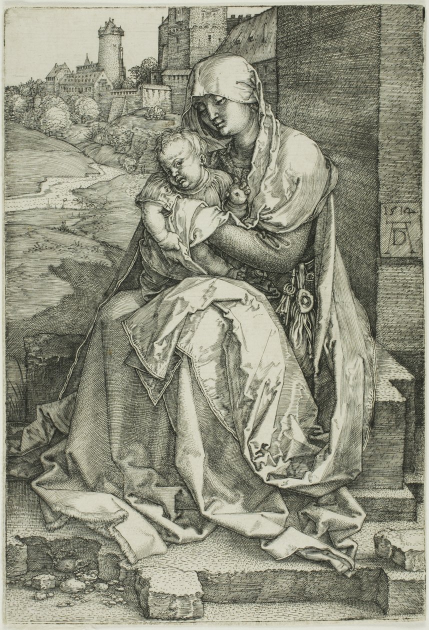 Madonna a fal mellett alkotó: Albrecht Dürer