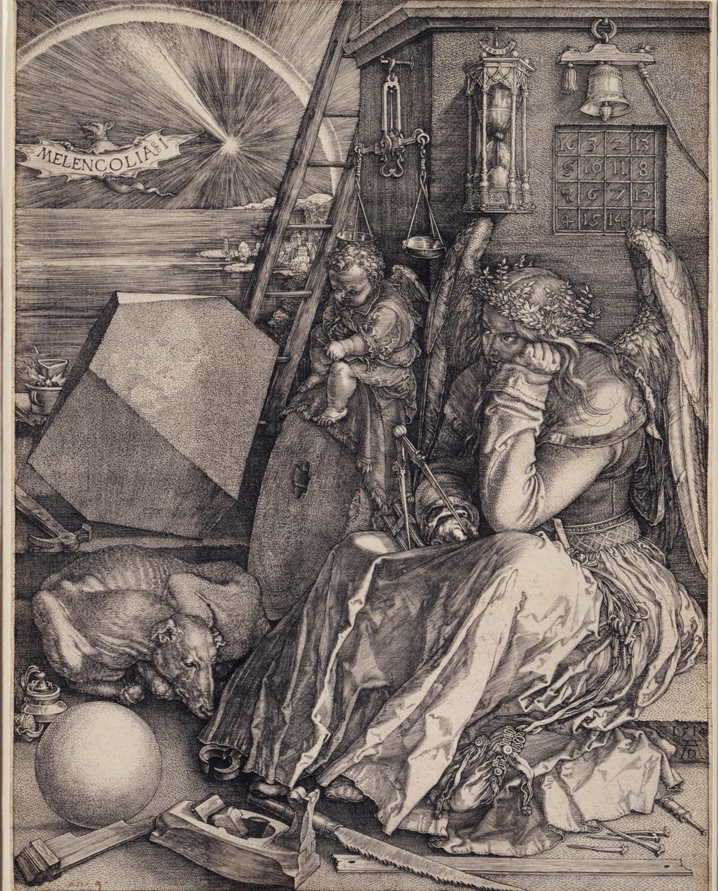 Melankólia I alkotó: Albrecht Dürer