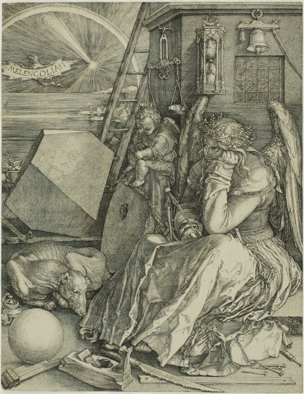 Melankólia I alkotó: Albrecht Dürer