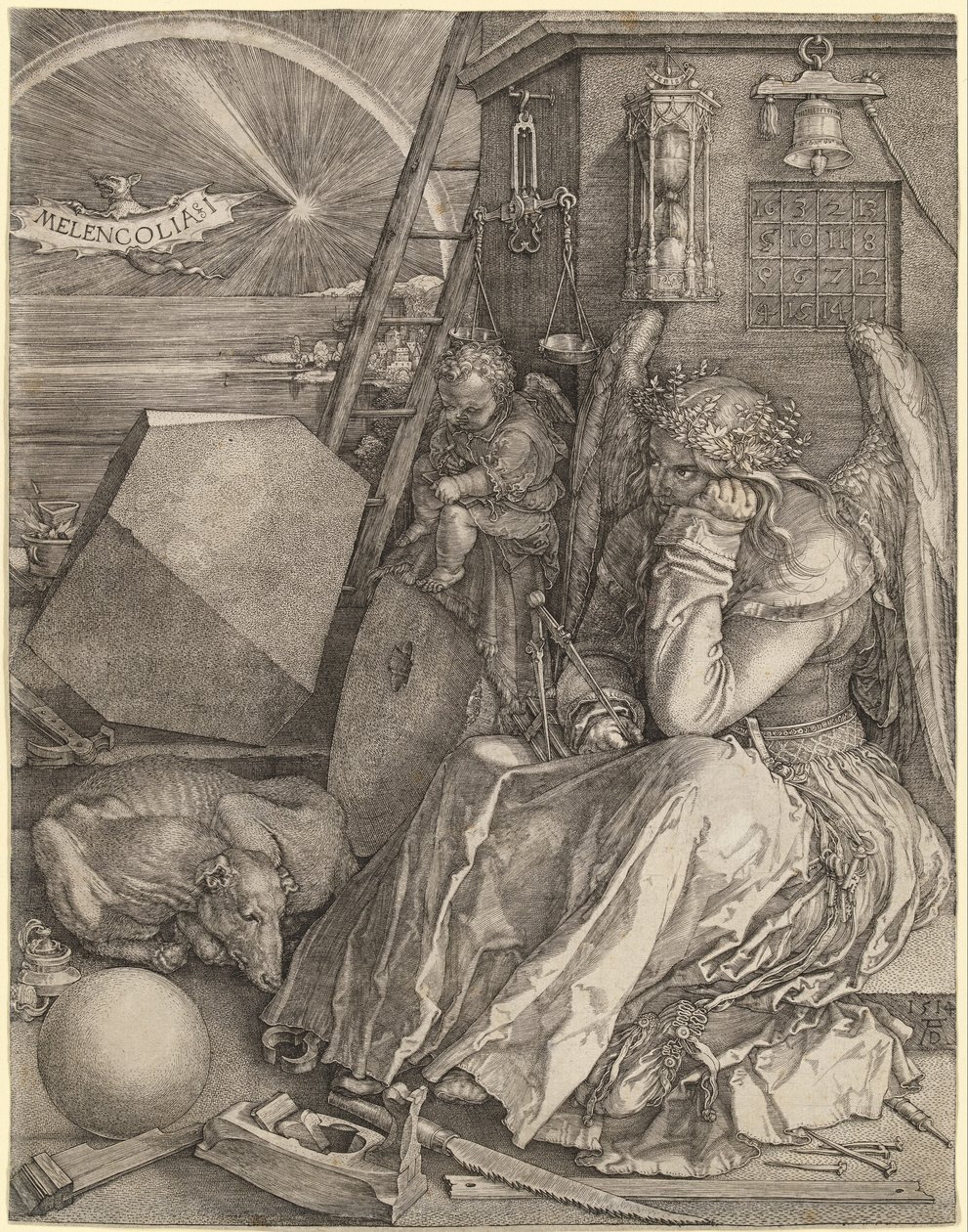 Melenkólia I alkotó: Albrecht Dürer