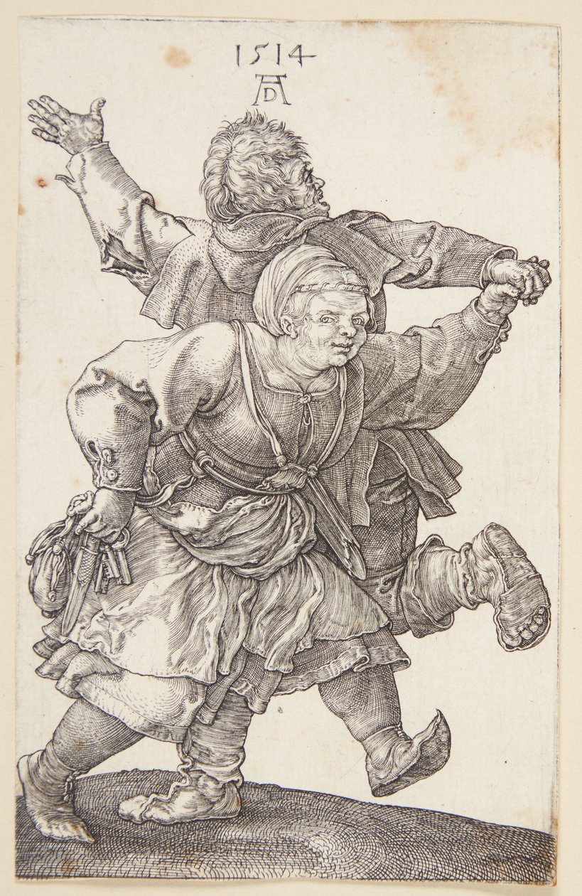 Parasztpár táncol alkotó: Albrecht Dürer