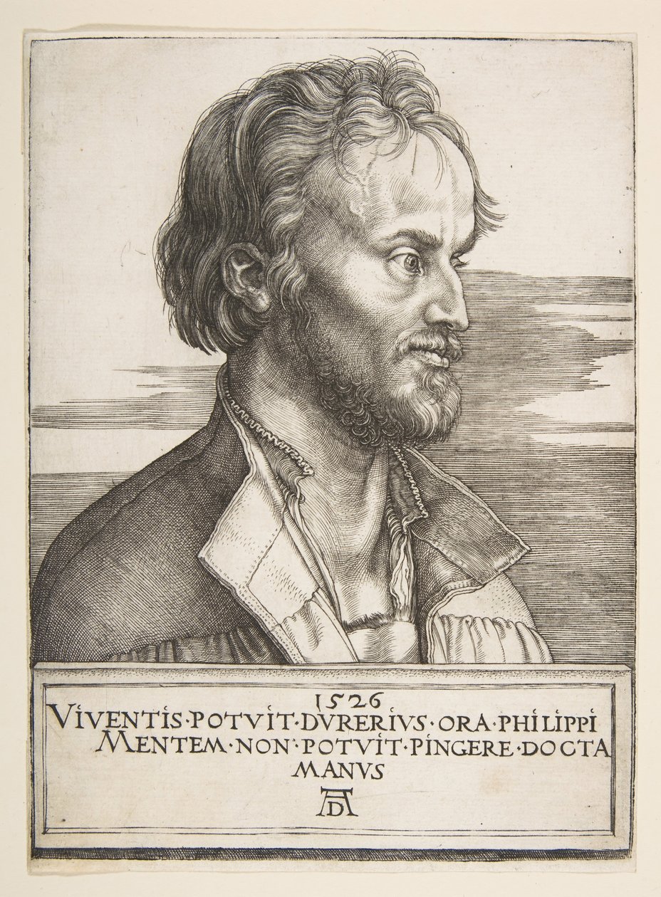 Melanchthon Fülöp, 1526. alkotó: Albrecht Dürer