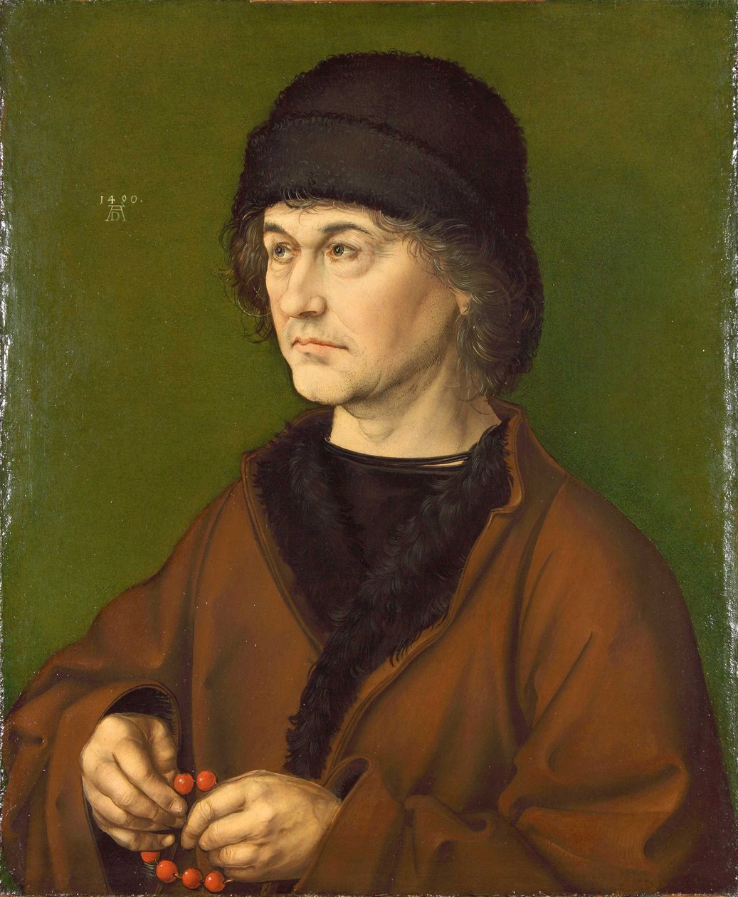 A művész apjának portréja alkotó: Albrecht Dürer
