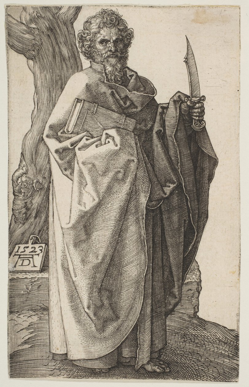 Szent Bertalan, 1523. alkotó: Albrecht Dürer