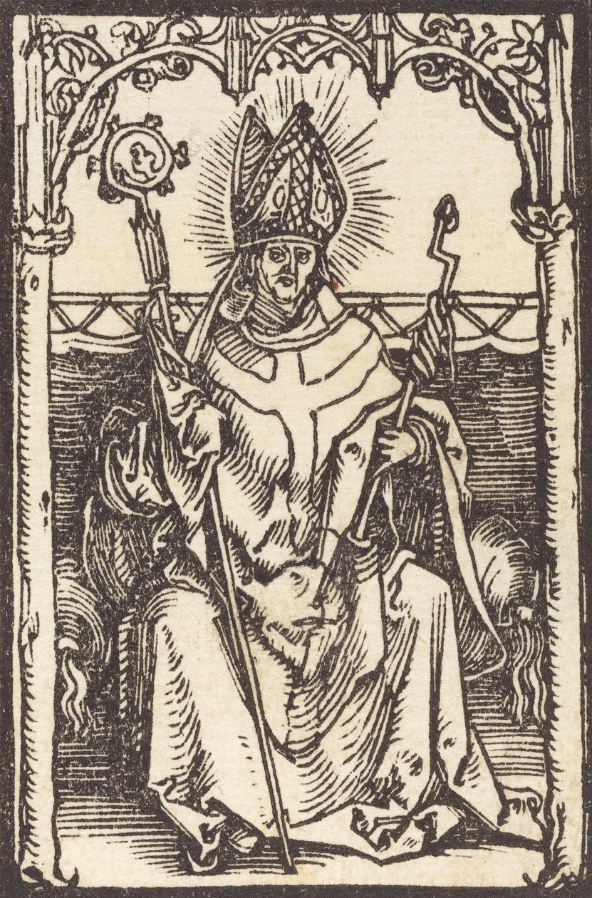 Szent Erasmus, c. 1500. alkotó: Albrecht Dürer
