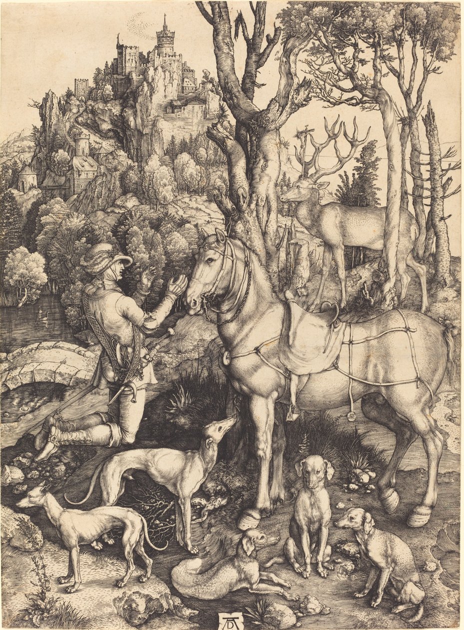 Szent Eustace alkotó: Albrecht Dürer