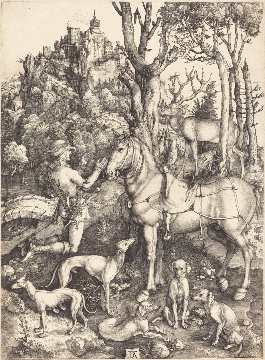 Szent Eustace alkotó: Albrecht Dürer