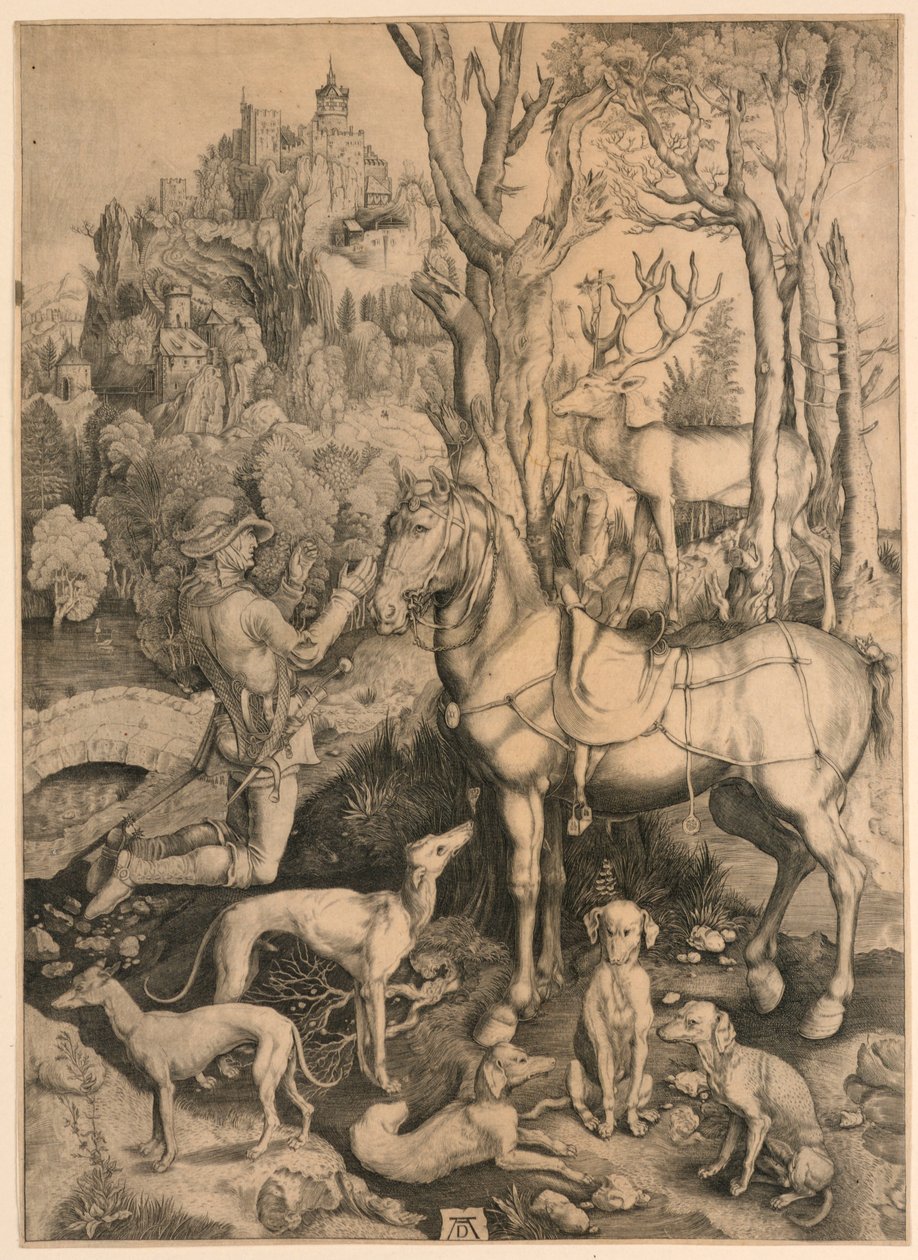 Szent Eustace alkotó: Albrecht Dürer