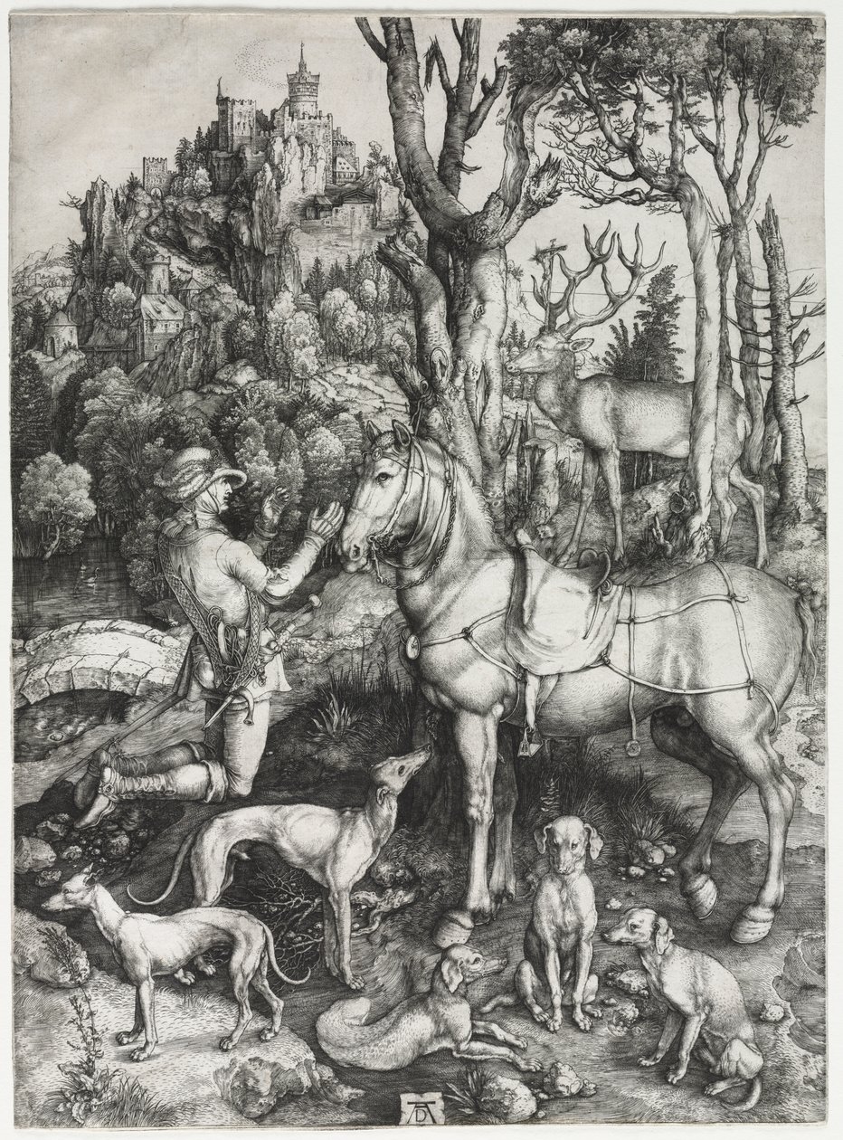 Szent Eustace alkotó: Albrecht Dürer