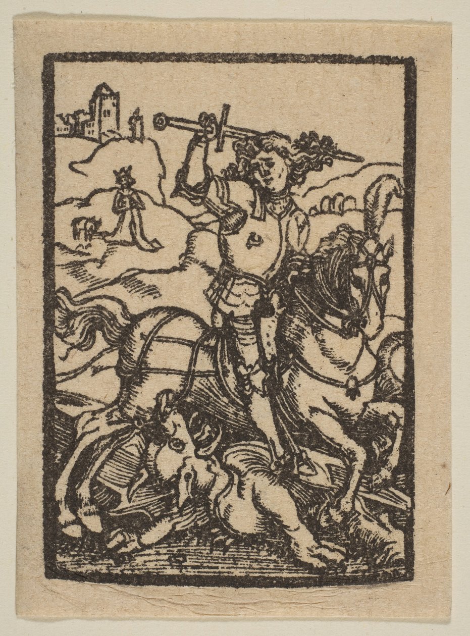 Szent György.n.d. alkotó: Albrecht Dürer