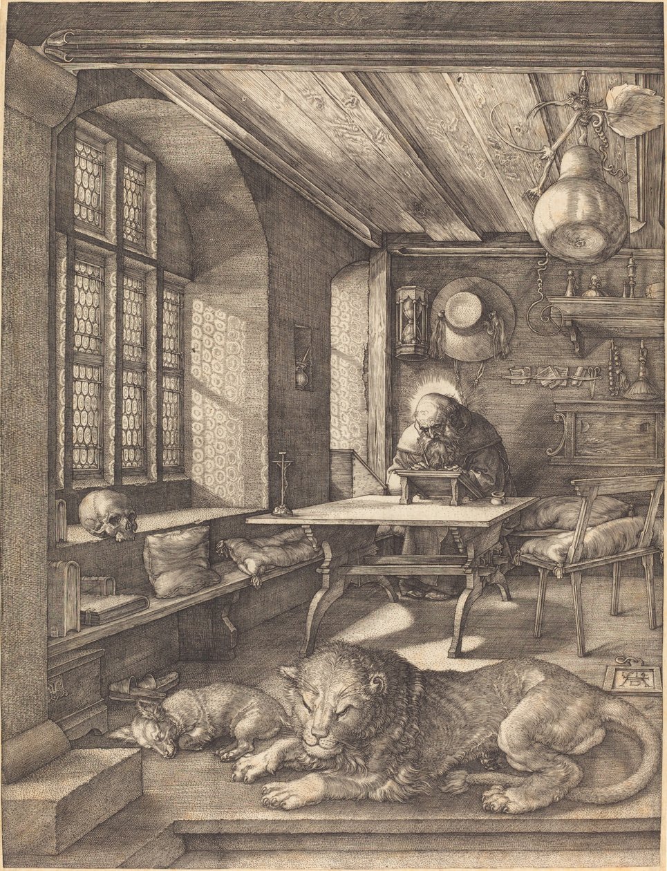 Szent Jeromos tanulmányában alkotó: Albrecht Dürer