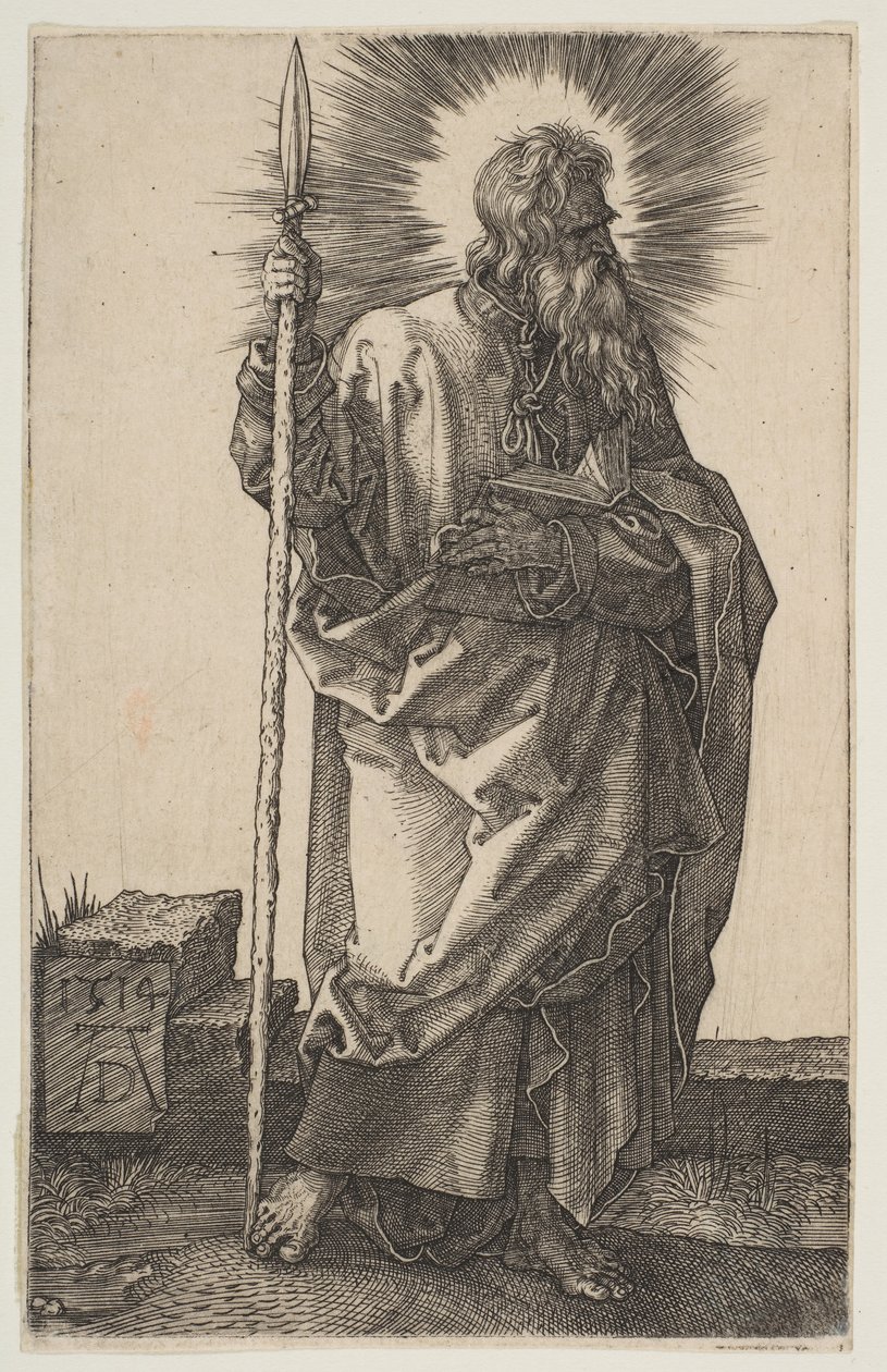 Szent Tamás, 1514. alkotó: Albrecht Dürer