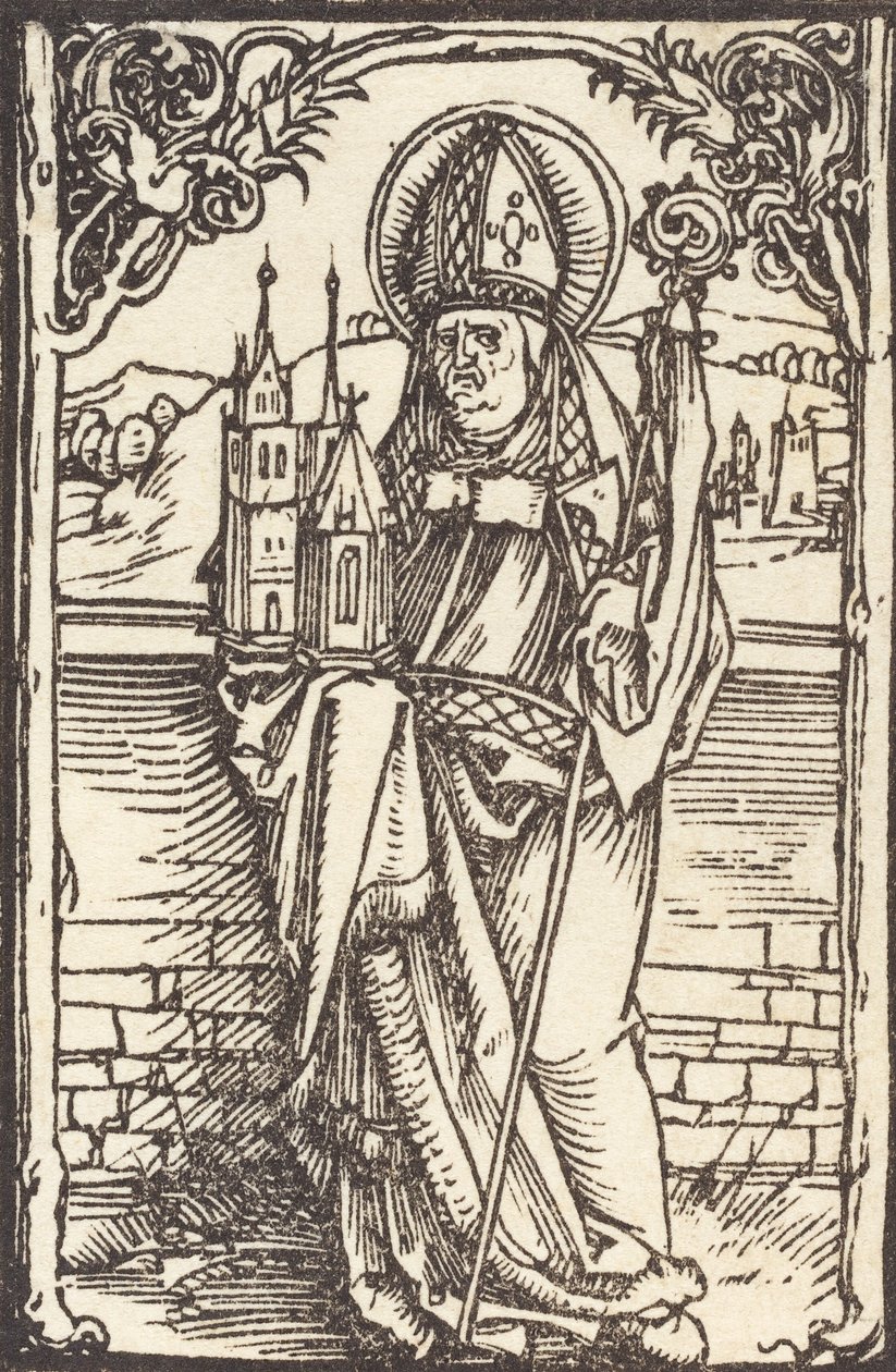 Szent Wolfgang, c. 1500. alkotó: Albrecht Dürer