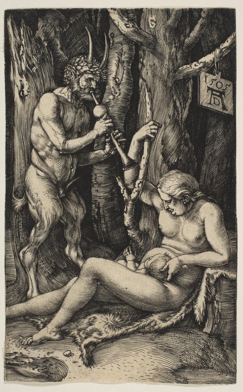 Satyr család, 1505. alkotó: Albrecht Dürer