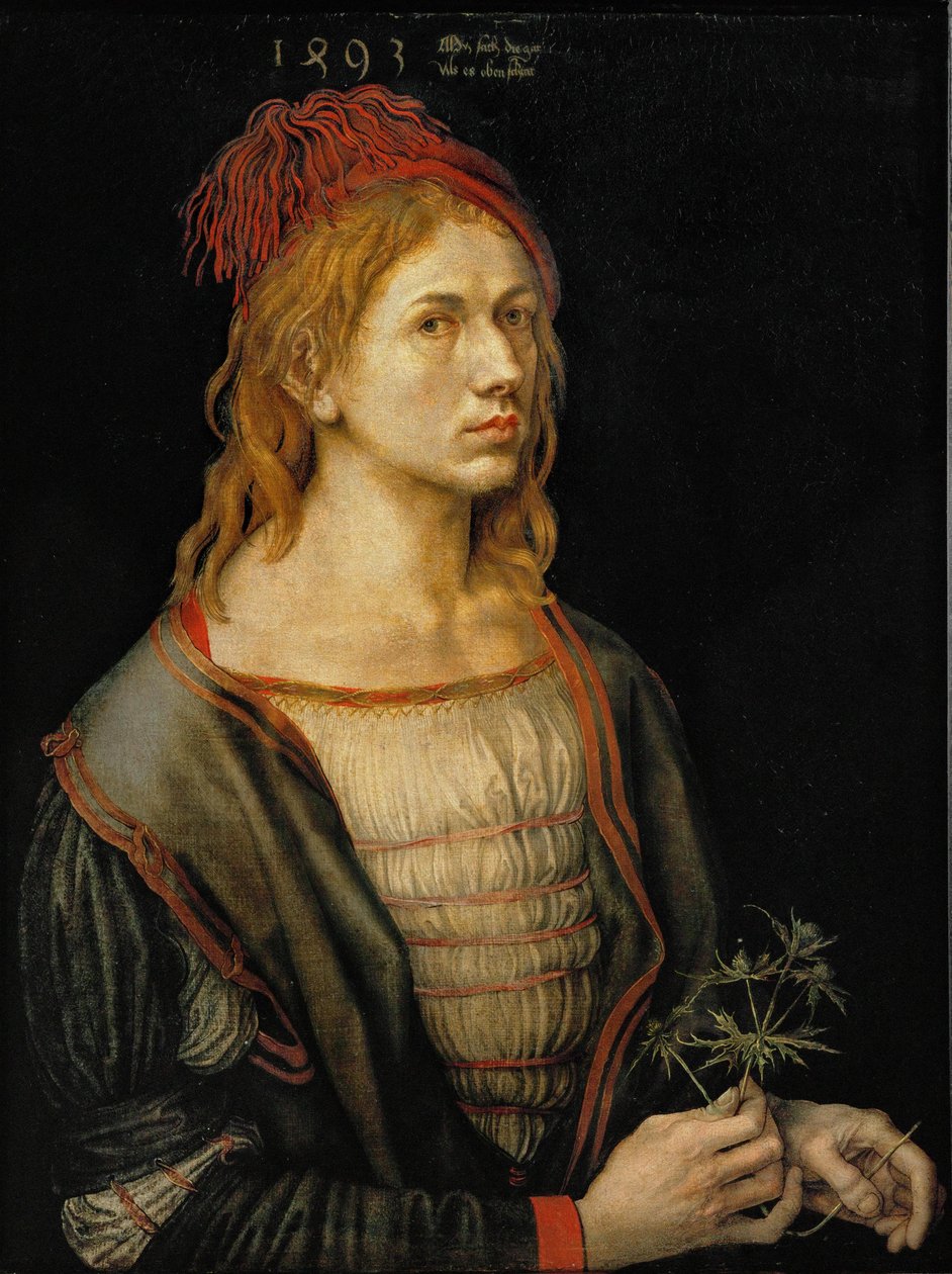 Önarckép bogáncssal alkotó: Albrecht Dürer