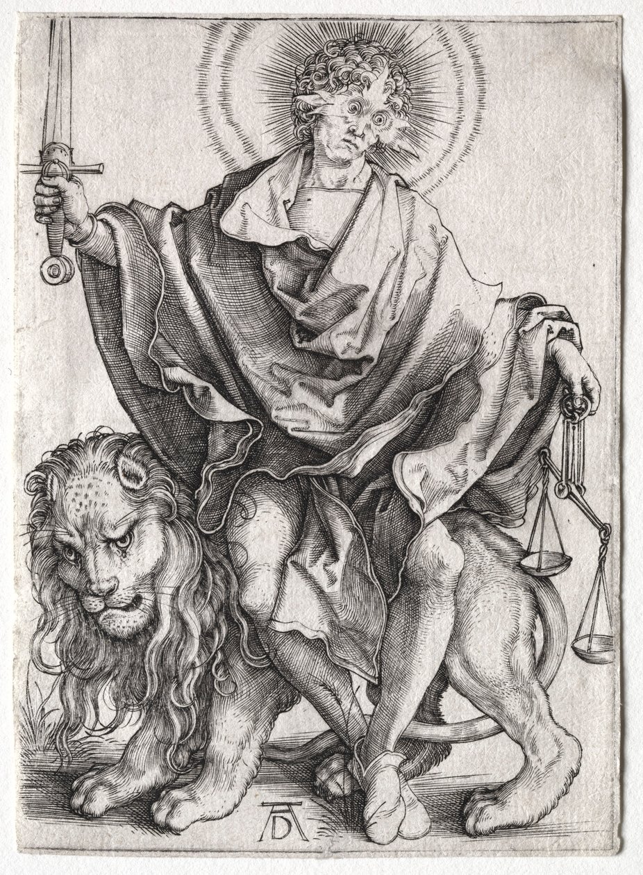 Az igazság fia, c. 1500. alkotó: Albrecht Dürer