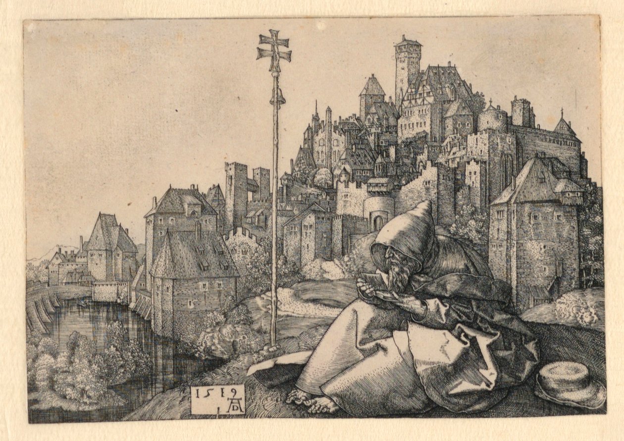 Szent Antal olvasás alkotó: Albrecht Dürer
